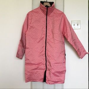 Water resistant pink jacket